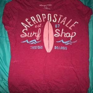 Pink short sleeeve shirt